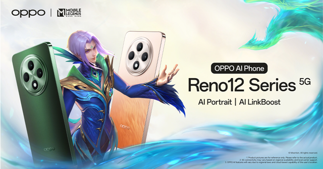 OPPO จับมือ Mobile Legends: Bang Bangเผยสุดยอดประสิทธิภาพ การเล่นเกมของ OPPO Reno12 Series 5G